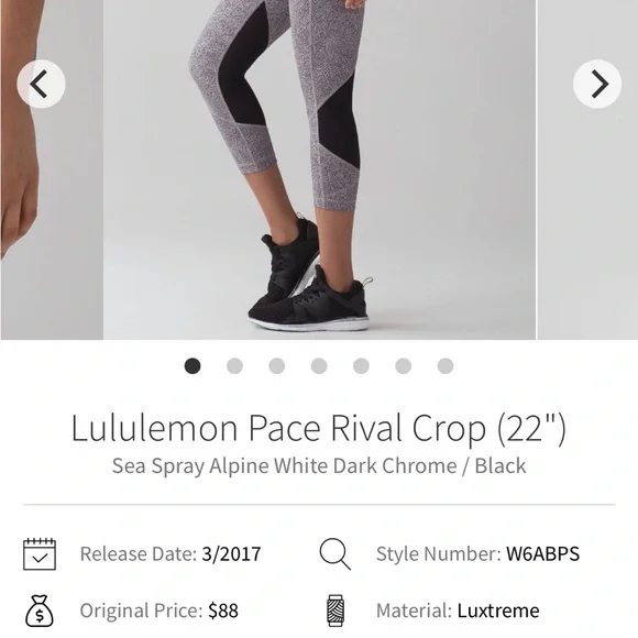 Lululemon Pace Rival Crop size 2 - Picture 12 of 13
